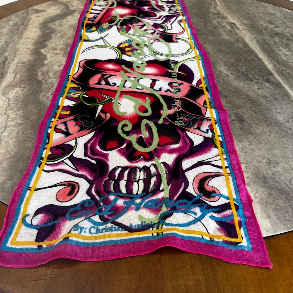 Ed Hardy by Christian Audigier “Love Kills” Scarf